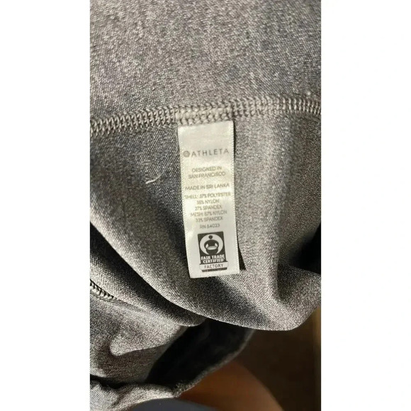 Athleta Up For Anything 7/8 Gray Workout Leggings Women's Size XS - Picture 5 of 5